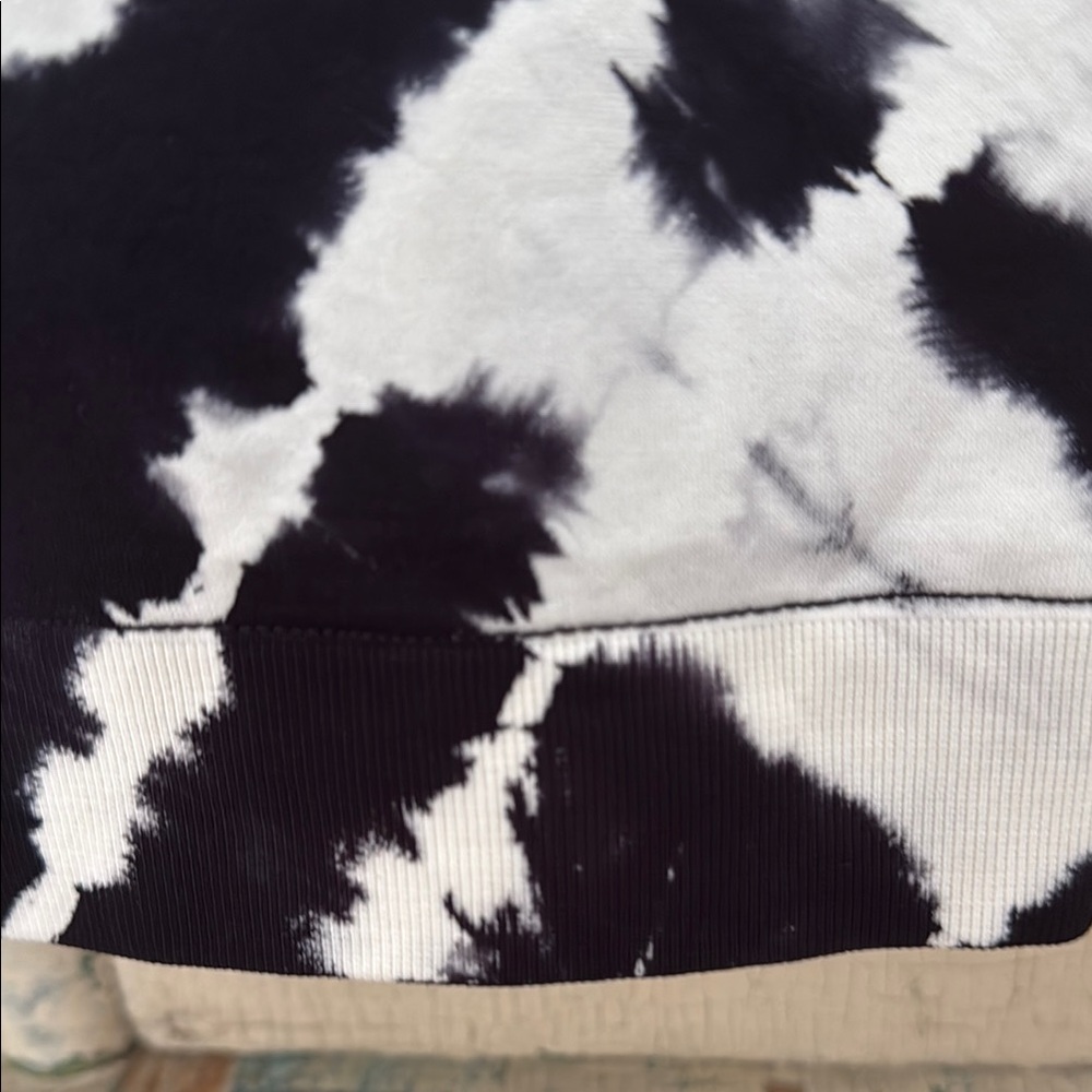 Victoria’s Secret PINK Black and White Tie-Dye Sports Bra - NWOT - Picture 7 of 8